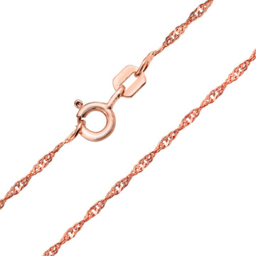 Singapore Chain Rose Gold